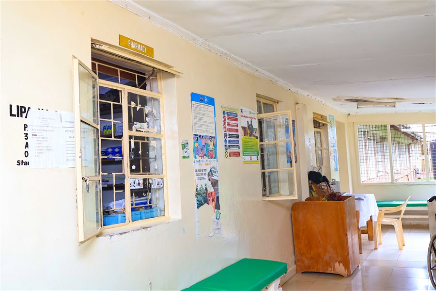 Pharmacy department at Sr. Freda's Medical Centre, Kiminini