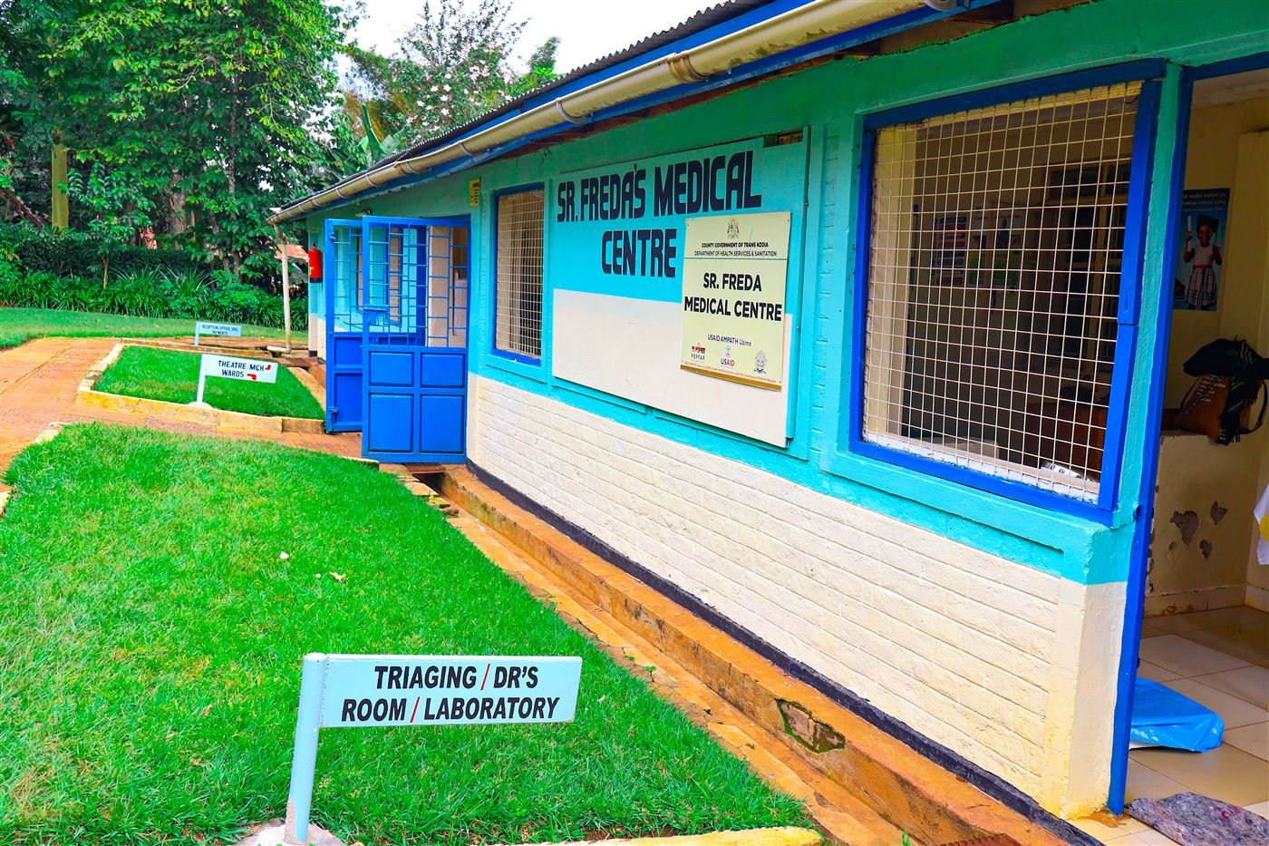 Sr. Freda's Medical Centre main entrance